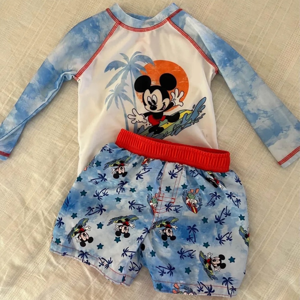 Mickey Mouse Bathing Suit Set
